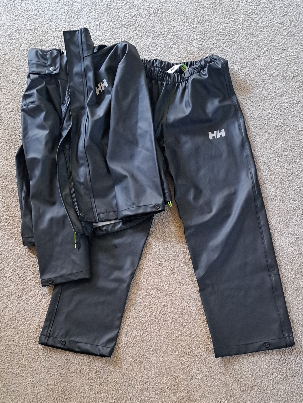Helly Hansen Black Waterproof Boy's Rain Pants
